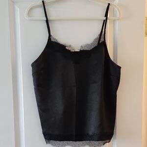 LOFT Black Lace Cami Top